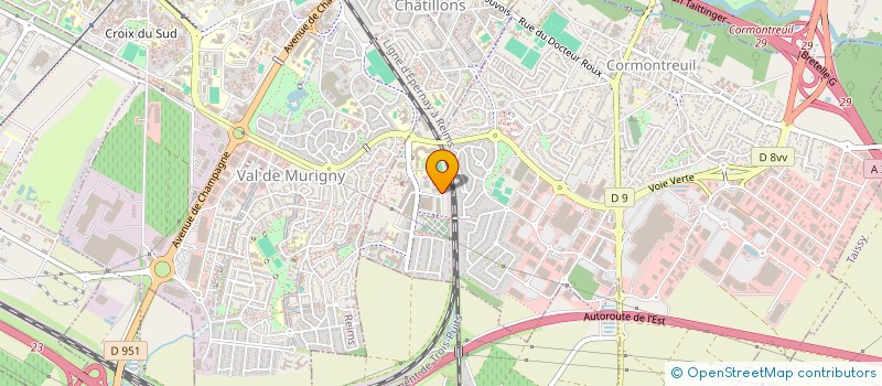 localisation de l'entreprise MSJV IMMOBILIER  CORMONTREUIL