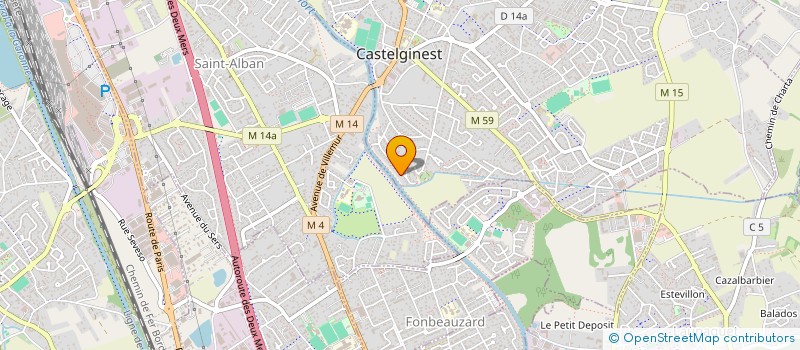 localisation de l'entreprise MSK  CASTELGINEST