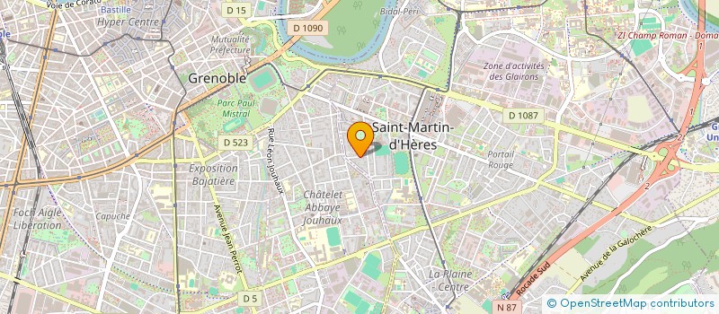 localisation de l'entreprise MSK  SAINT-MARTIN-D'HERES