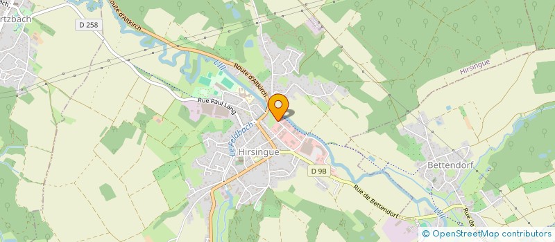 localisation de l'entreprise MSK BUILDING  HIRSINGUE