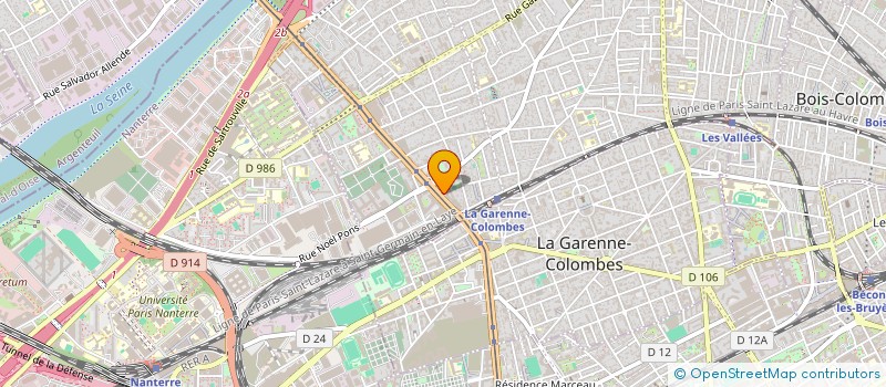localisation de l'entreprise MSK DRIVE à COLOMBES