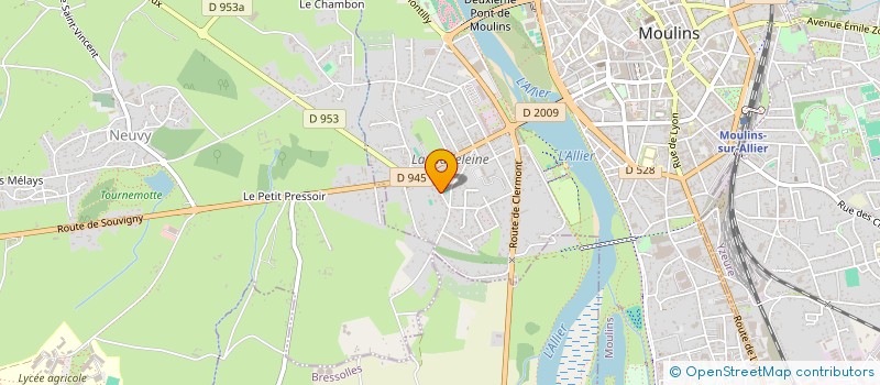 localisation de l'entreprise MSK-IMMO à MOULINS