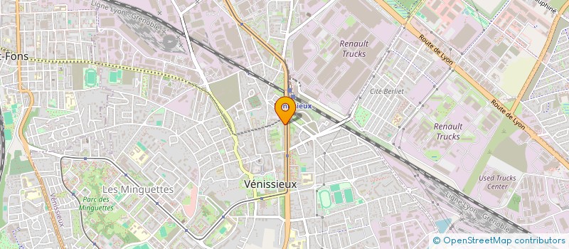 localisation de l'entreprise MSK PRO - CREATION  VENISSIEUX