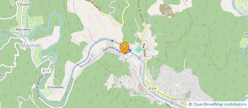 localisation de l'entreprise MSK RECYCLERIE  BESSEGES