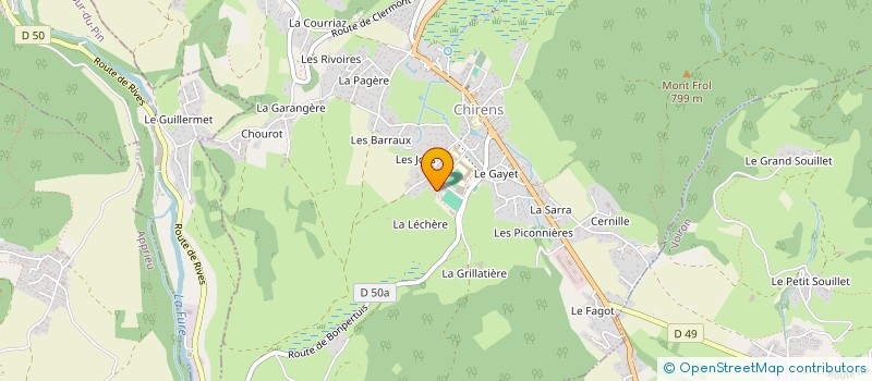 localisation de l'entreprise MSK VTC à CHIRENS