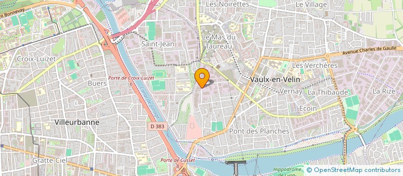 localisation de l'entreprise MSKA  VAULX-EN-VELIN