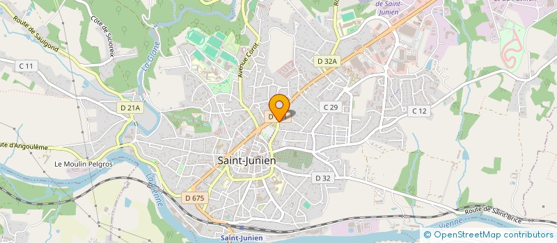 localisation de l'entreprise MSKP  SAINT-JUNIEN