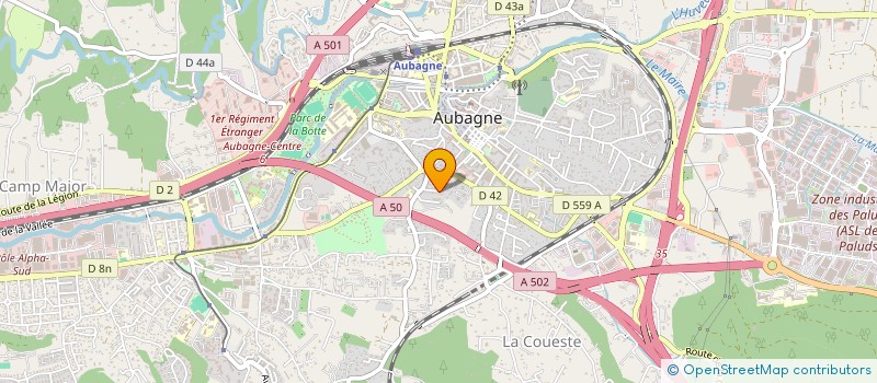 localisation de l'entreprise MSL à AUBAGNE