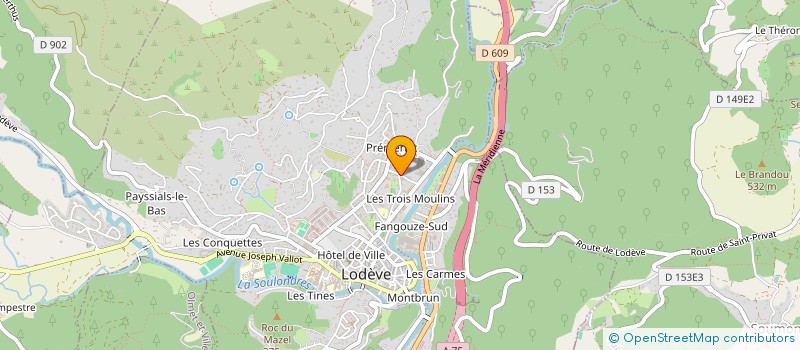 localisation de l'entreprise MSL à LODEVE