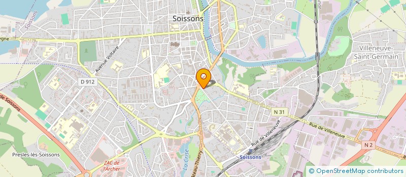 localisation de l'entreprise MSL GREENLAB à SOISSONS