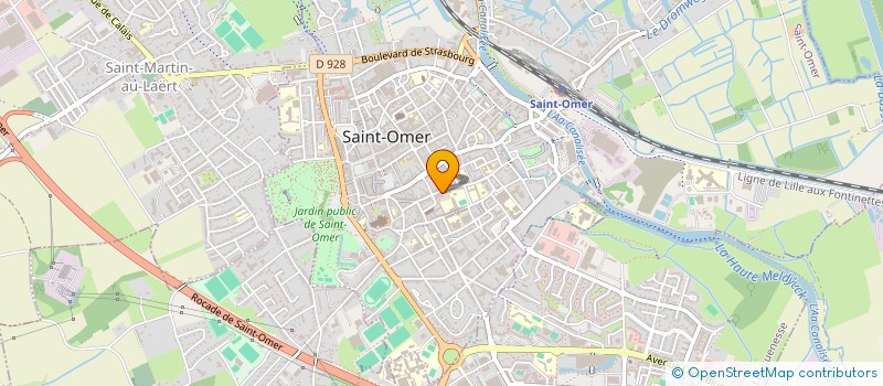 localisation de l'entreprise MSL LOUIS NOEL  SAINT-OMER