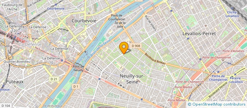 localisation de l'entreprise MSL PROPERTIES à NEUILLY-SUR-SEINE