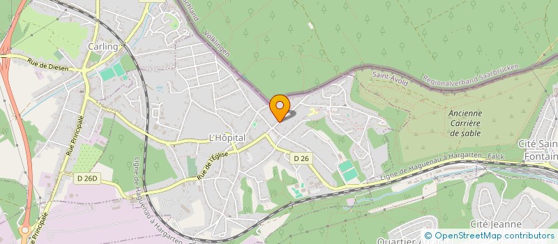 localisation de l'entreprise MSLED  L'HOPITAL