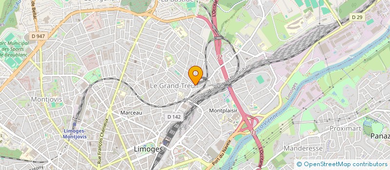 localisation de l'entreprise MSLK à LIMOGES