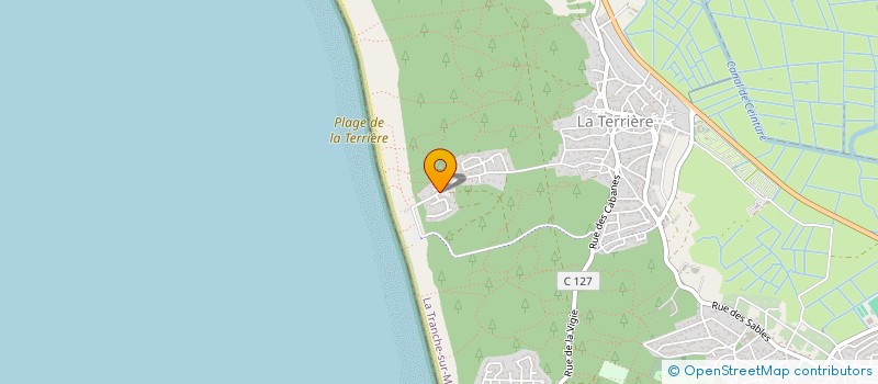 localisation de l'entreprise MSLP GESTION  LA TRANCHE-SUR-MER