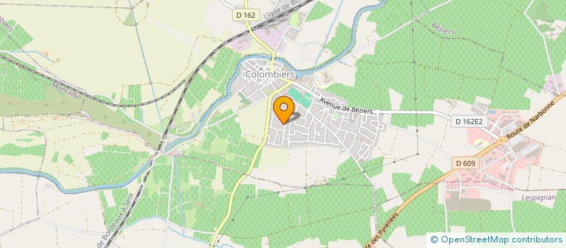 localisation de l'entreprise MSLV à COLOMBIERS