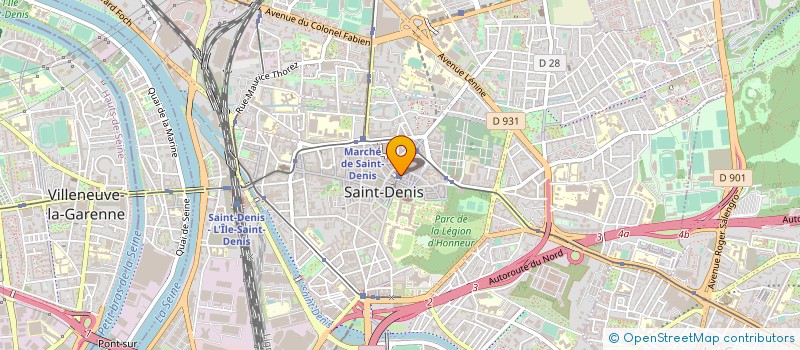 localisation de l'entreprise MSM  SAINT-DENIS