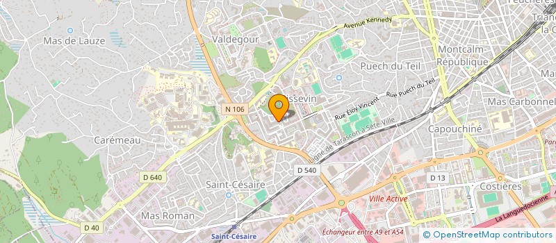 localisation de l'entreprise MSM à NIMES