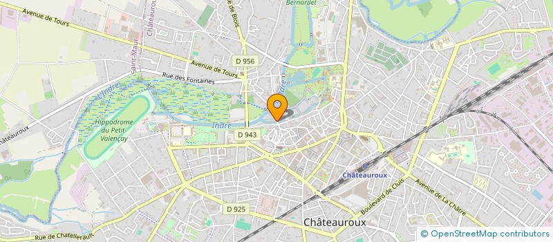 localisation de l'entreprise MSM à CHATEAUROUX