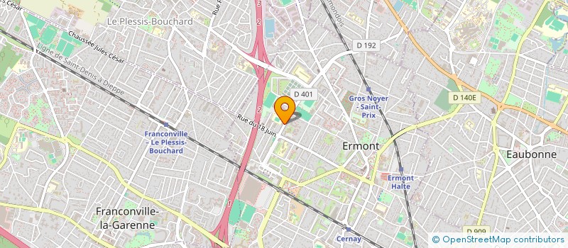 localisation de l'entreprise MSM à ERMONT