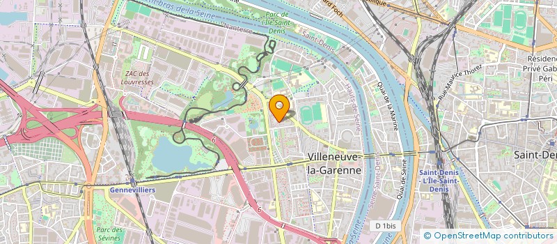 localisation de l'entreprise MSM  VILLENEUVE-LA-GARENNE