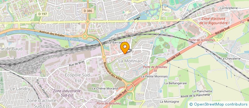 localisation de l'entreprise MSM à CESSON-SEVIGNE
