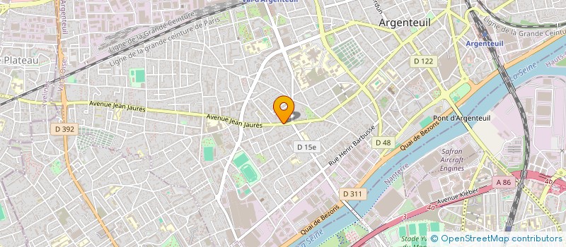 localisation de l'entreprise MSM  ARGENTEUIL