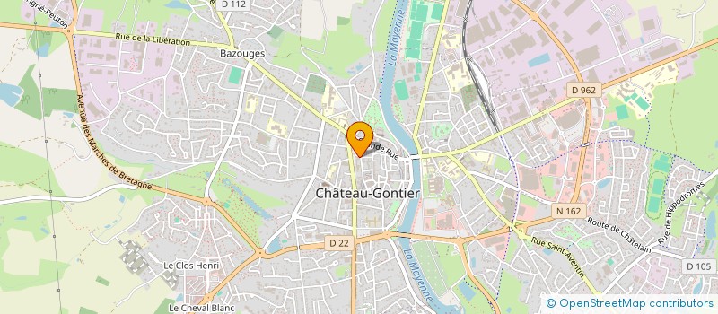 localisation de l'entreprise MSM  CHATEAU-GONTIER-SUR-MAYENNE