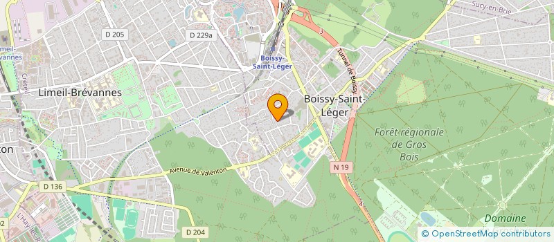 localisation de l'entreprise MSM à BOISSY-SAINT-LEGER
