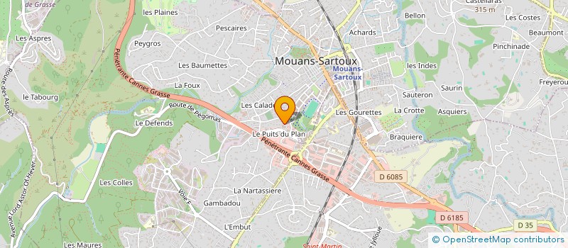localisation de l'entreprise MSM AGENCY  MOUANS-SARTOUX