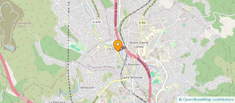localisation de l'entreprise MSM FOOD à LES PENNES-MIRABEAU