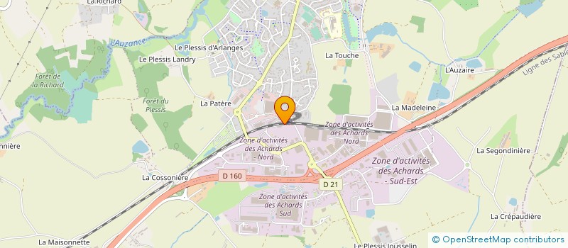 localisation de l'entreprise MSM GROUPE à LES ACHARDS