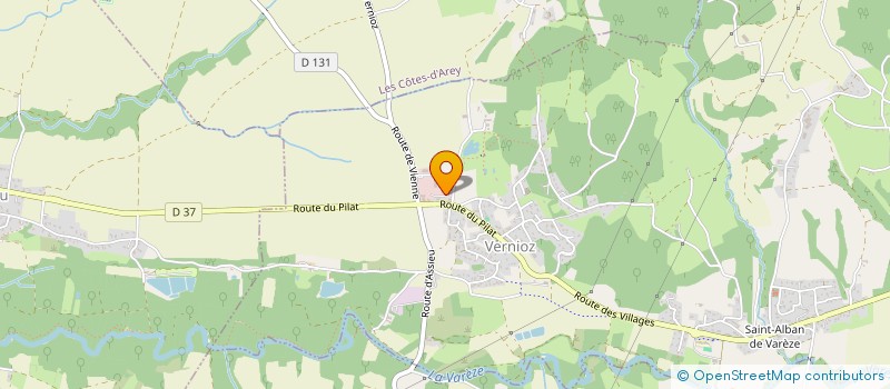 localisation de l'entreprise MSM - MANCINI SERRURERIE METALLERIE  VERNIOZ