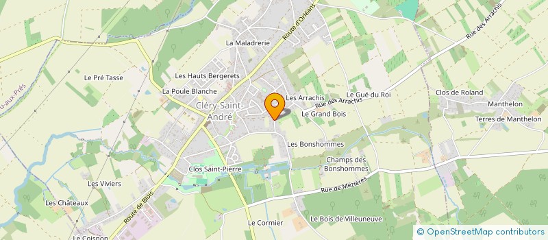 localisation de l'entreprise MSM MONTAGE SYSTEMES MAINTENANCE SARL à CLERY-SAINT-ANDRE