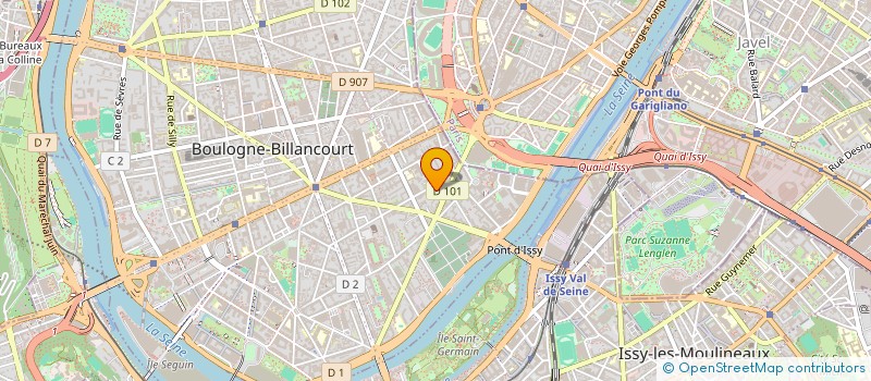localisation de l'entreprise MSM MULTISERVICES à BOULOGNE-BILLANCOURT