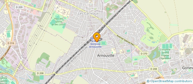 localisation de l'entreprise MSM OPTIQUE à ARNOUVILLE