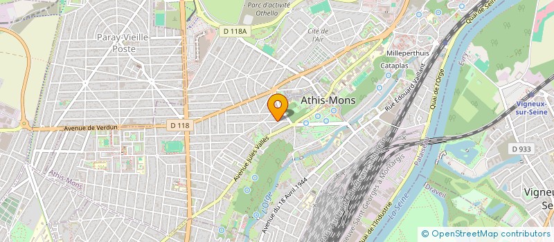 localisation de l'entreprise MSM SERVICES à ATHIS-MONS