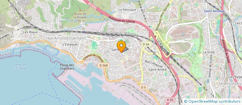localisation de l'entreprise MSM16  MARSEILLE