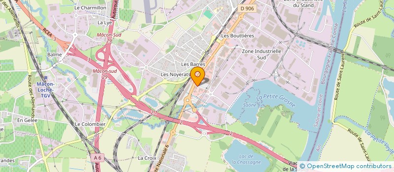 localisation de l'entreprise MSMA PARTICIPATIONS à MACON