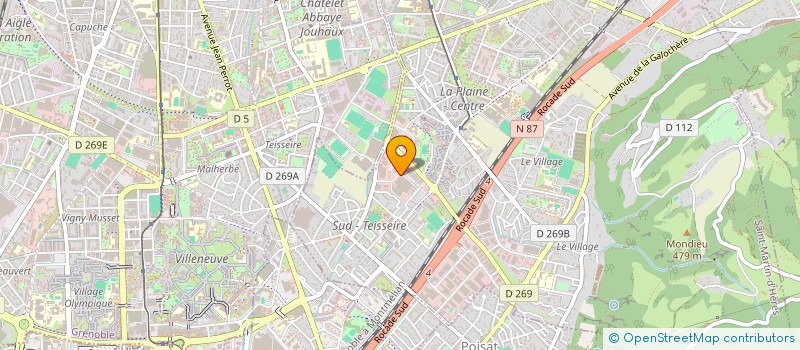 localisation de l'entreprise MSMH  SAINT-MARTIN-D'HERES