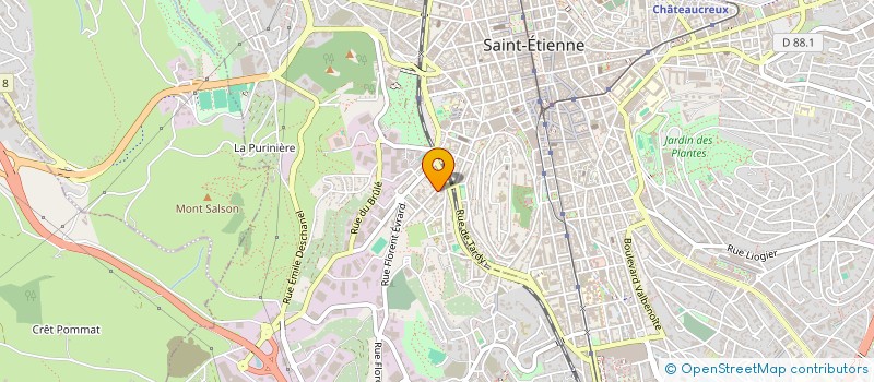 localisation de l'entreprise MSN à SAINT-ETIENNE