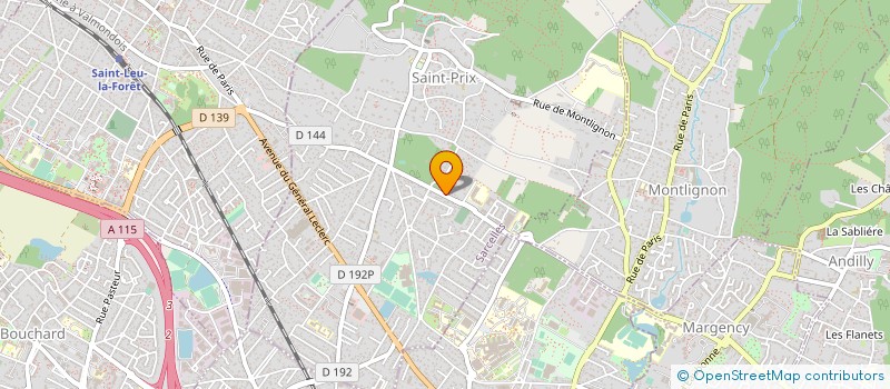 localisation de l'entreprise MSN DISTRIBUTION à SAINT-PRIX