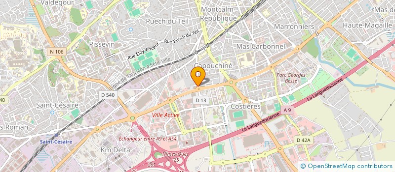 localisation de l'entreprise MSO à NIMES