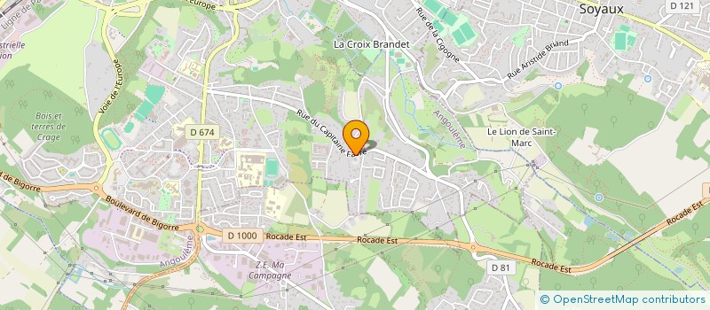 localisation de l'entreprise MSO à ANGOULEME