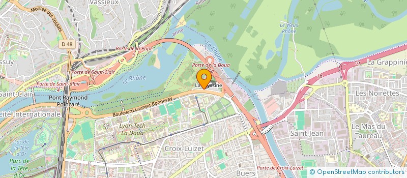 localisation de l'entreprise MSO à VILLEURBANNE