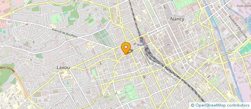 localisation de l'entreprise MSO LOISIRS à NANCY
