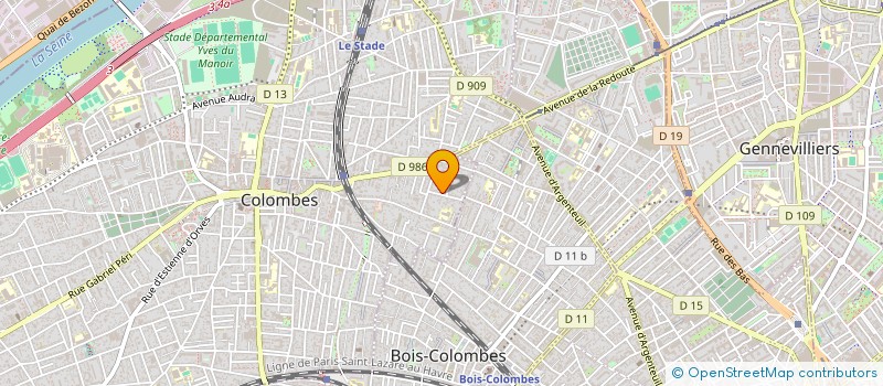 localisation de l'entreprise MSO RENOV à COLOMBES