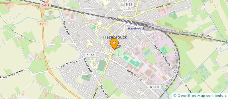 localisation de l'entreprise MSOURIRE  HAZEBROUCK