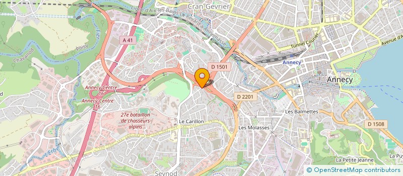 localisation de l'entreprise MSP 01 à ANNECY