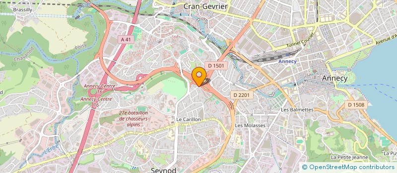 localisation de l'entreprise MSP 73 à ANNECY